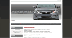 Desktop Screenshot of jomamotors.lt